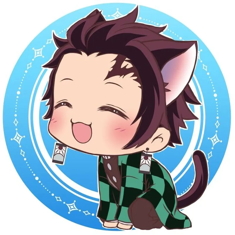 Tải Kamado Tanjiro chibi để làm avatar cực chất