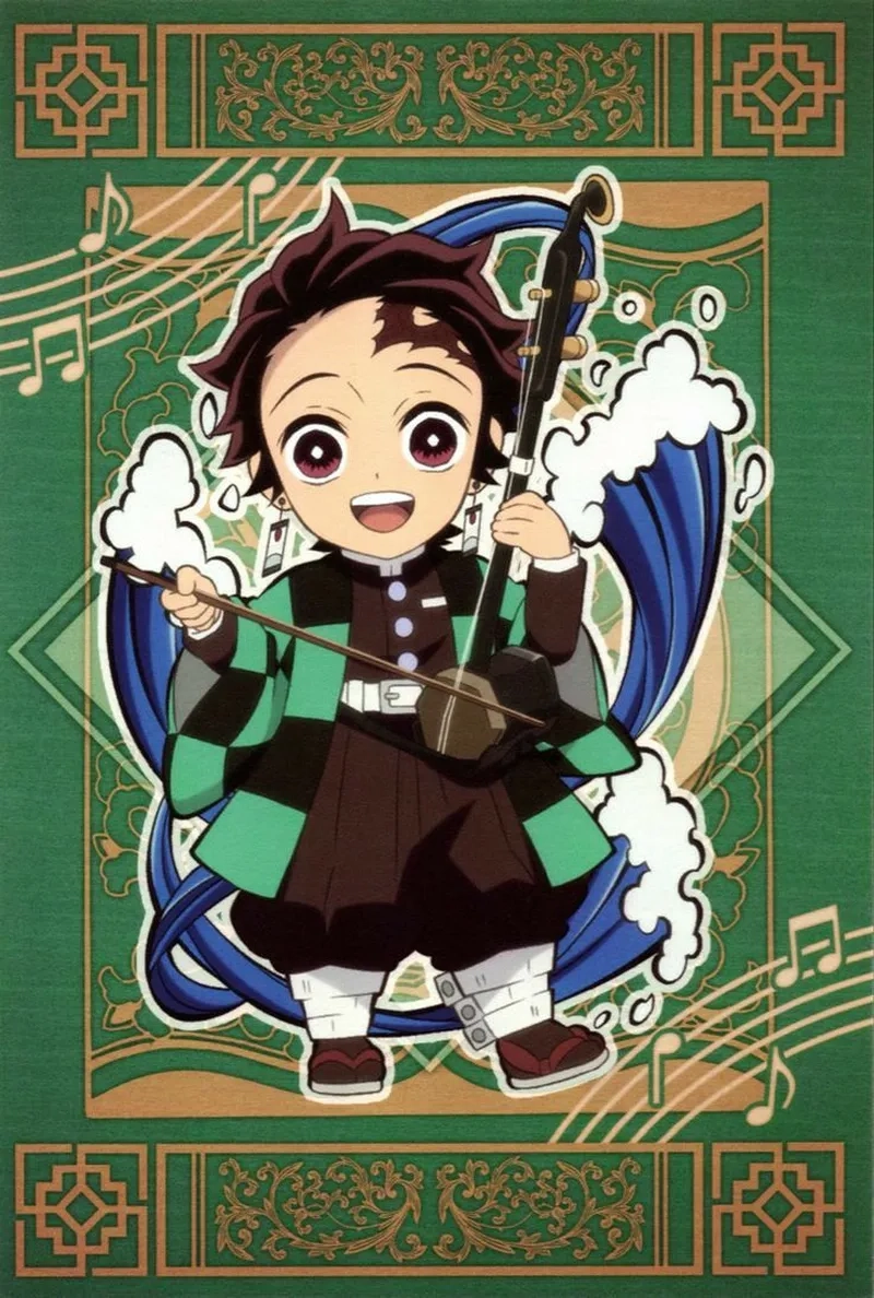 Khám phá Demon Slayer Tanjiro chibi drawing siêu độc đáo