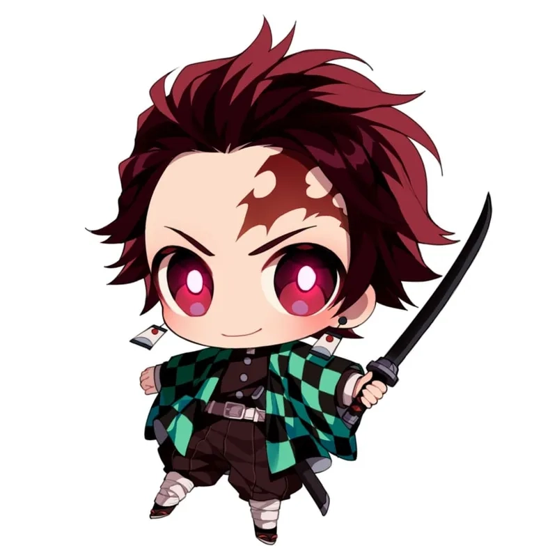 Học cách tạo drawing Tanjiro chibi để khoe tài năng hội họa