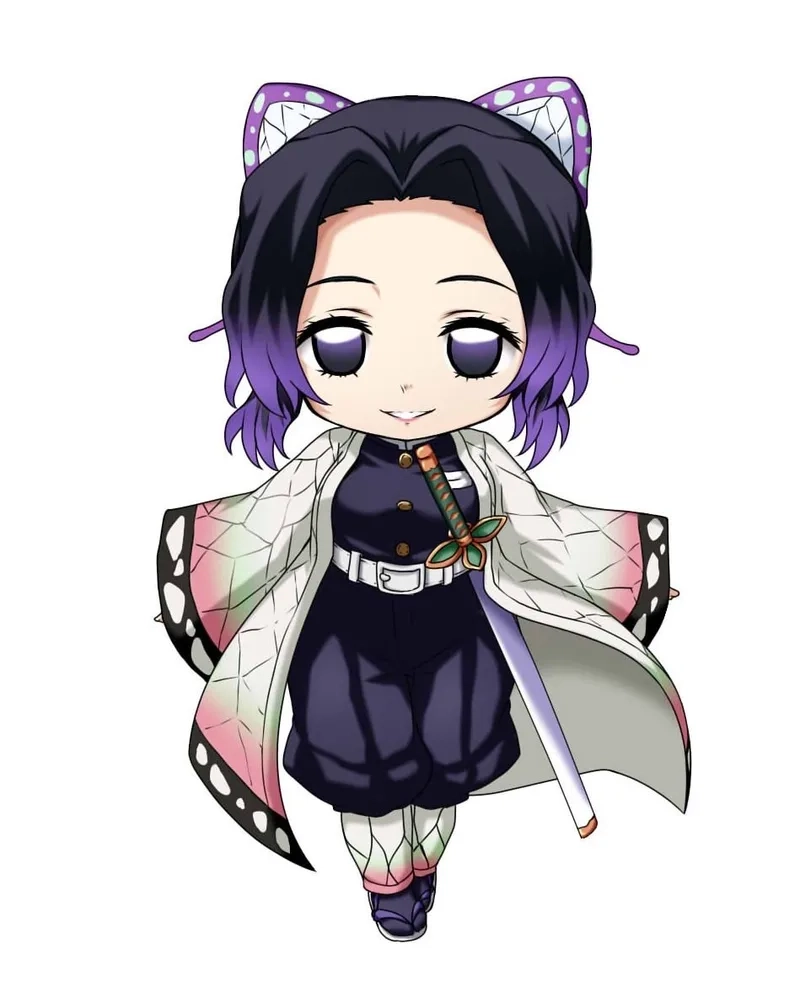 Hình ảnh thanh gươm diệt quỷ chibi khiến fan anime mê mẩn