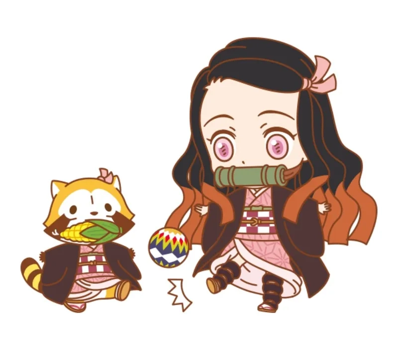 Hình lưỡi gươm diệt quỷ chibi với thiết kế siêu dễ thương