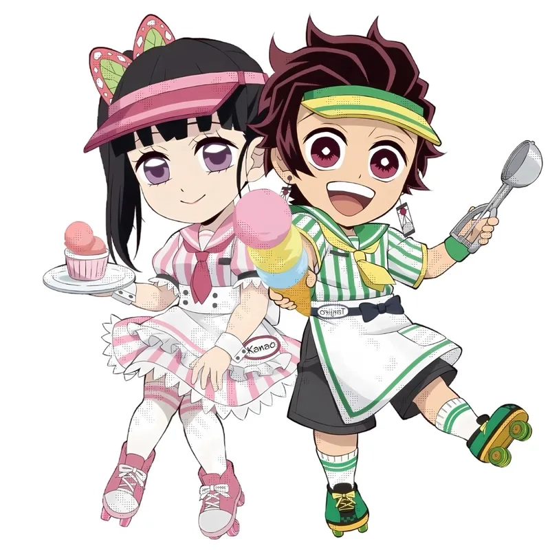Thanh gươm diệt quỷ cute chibi với nhân vật siêu đáng yêu