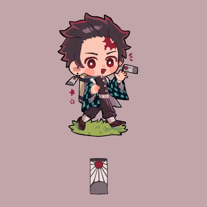Thanh gươm diệt quỷ chibi Tanjiro và phong cách chibi siêu chất