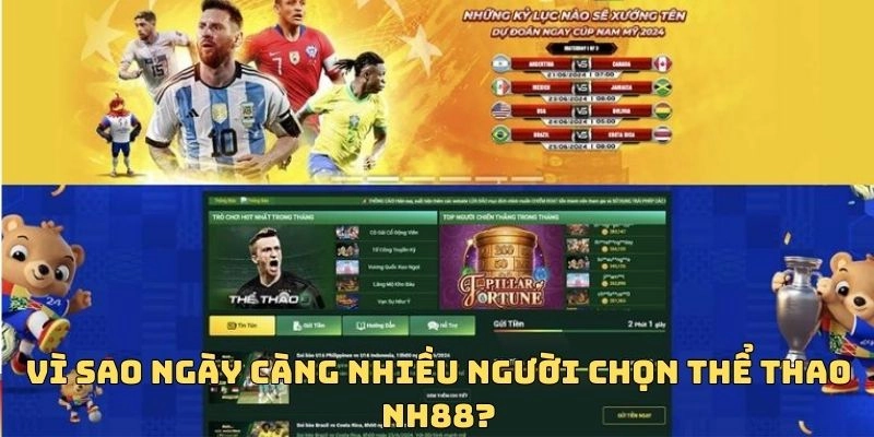 Thể thao NH88 thu hút hàng nghìn bet thủ mỗi ngày