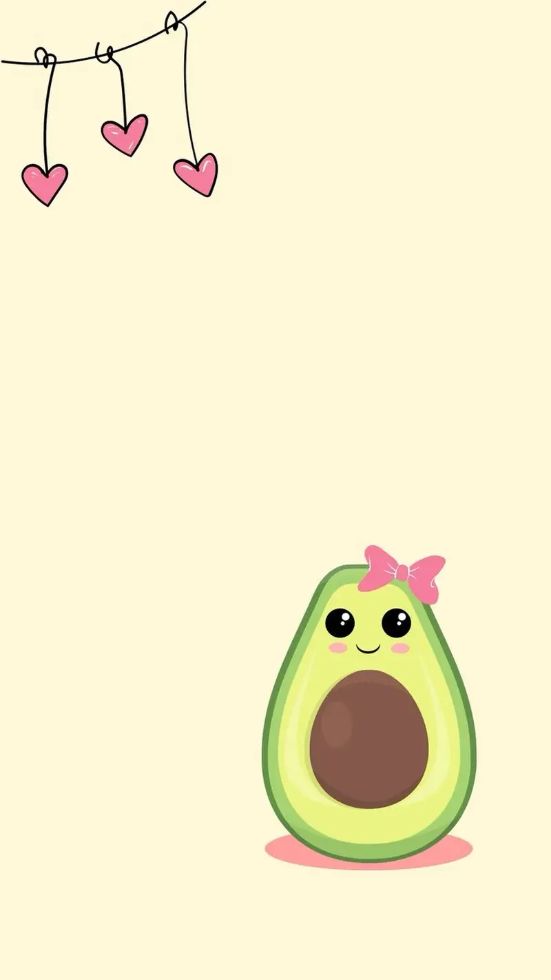 Quả bơ chibi nhỏ nhắn làm sáng cả ngày của bạn