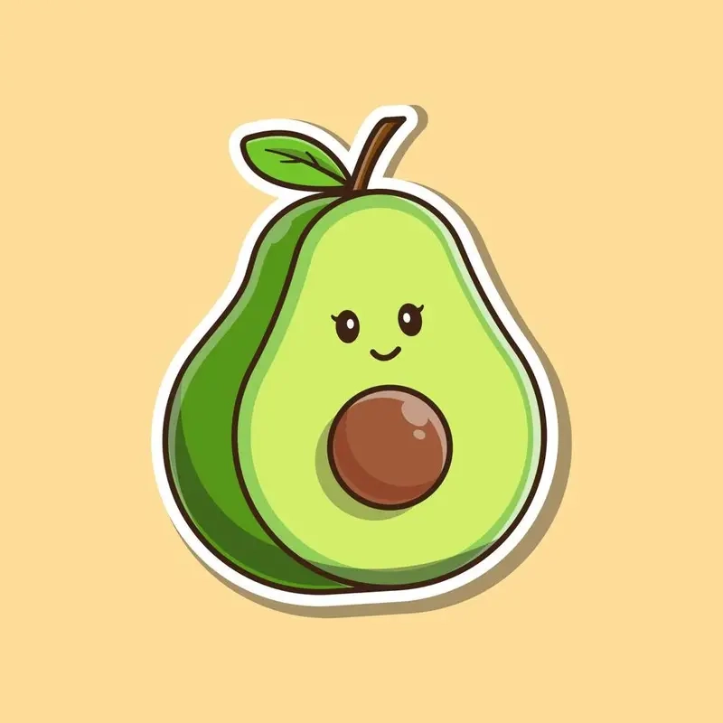 Ảnh bơ chibi làm sáng góc làm việc của bạn