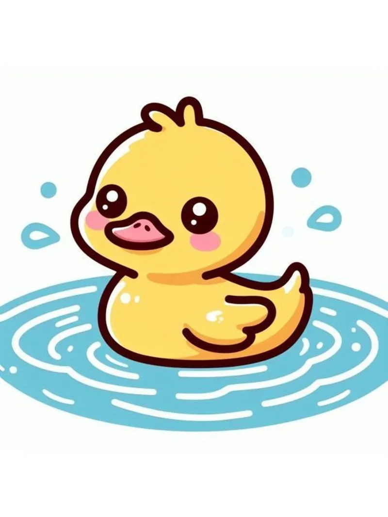 Bộ sưu tập hình vịt chibi khiến fan cute phát cuồng