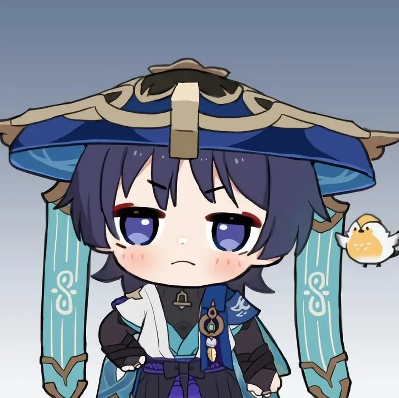 Ngắm ảnh Wanderer chibi để làm sáng tâm trạng bạn