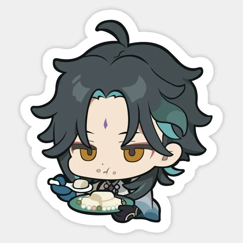 Sử dụng sticker Xiao chibi png để làm sticker dễ thương