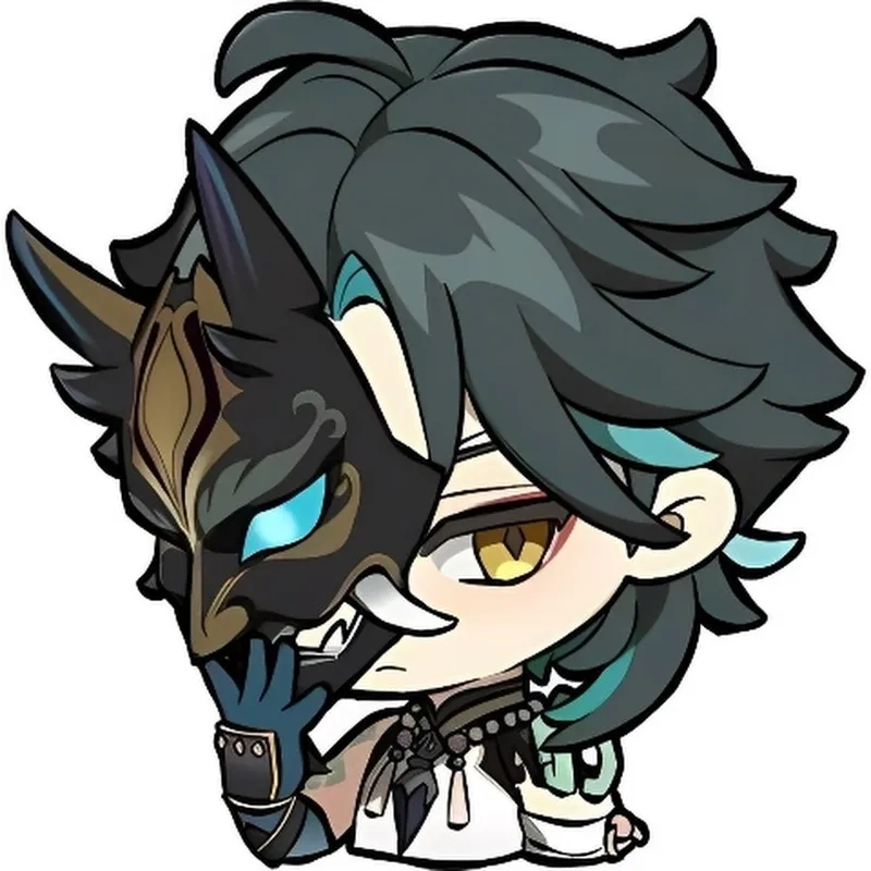 Tải Xiao chibi Genshin Impact để làm hình nền điện thoại