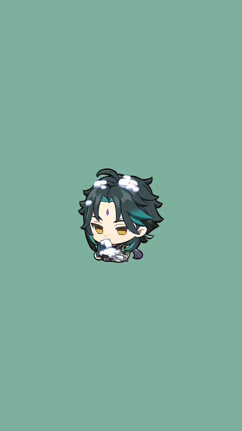 Tải Xiao chibi official art để làm bộ sưu tập Genshin
