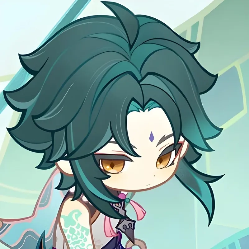 Tải Xiao chibi transparent png để làm thiết kế sáng tạo