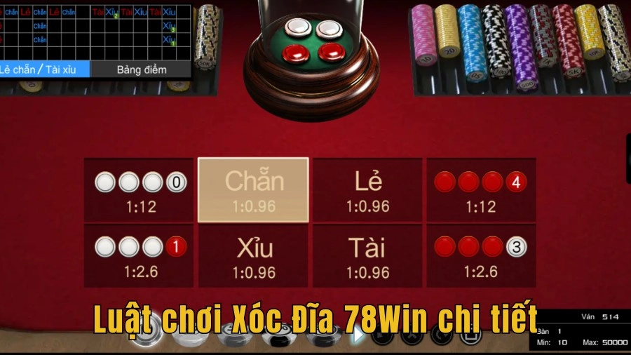 Kinh nghiệm đặt cược Xóc Đĩa 78Win