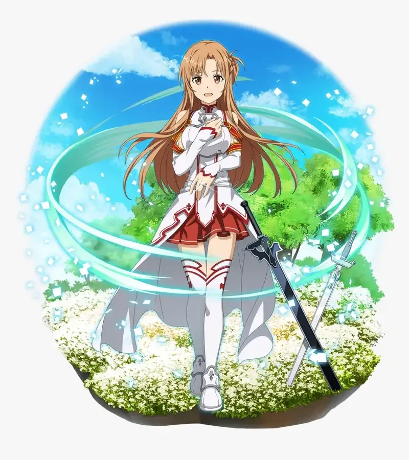 Phong cách anime asuna dễ thương và cá tính