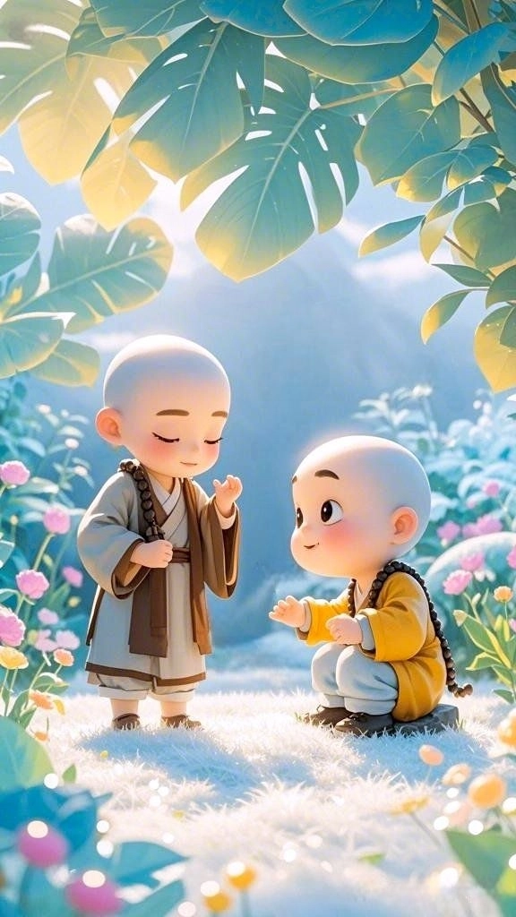 Khám phá nét thanh tịnh qua hình chú tiểu đẹp
