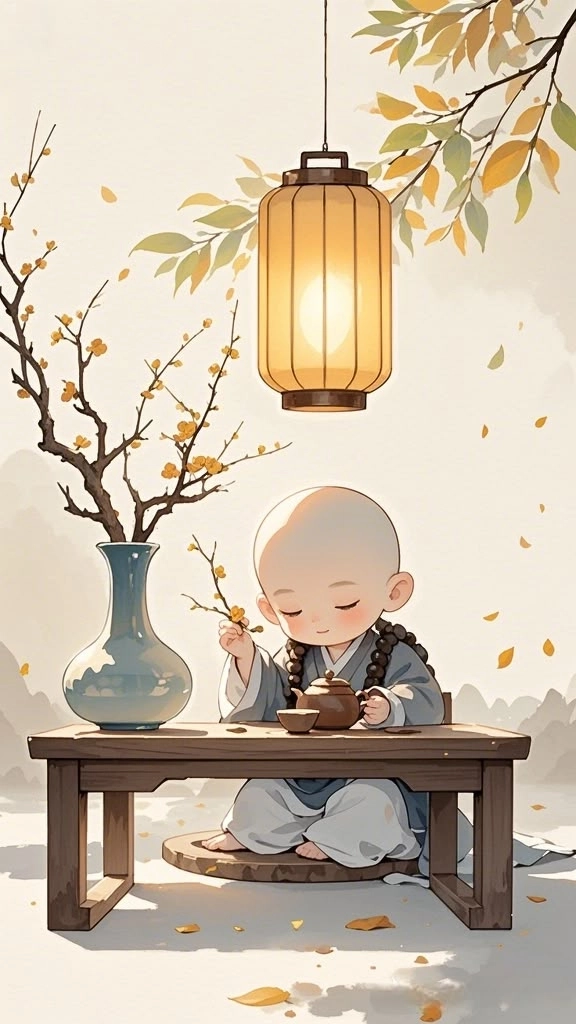 Góc nhìn nhẹ nhàng từ những hình ảnh đẹp về chú tiểu