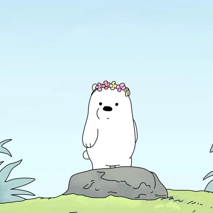 Tải ngay ảnh gấu trắng cute để làm hình đại diện chất