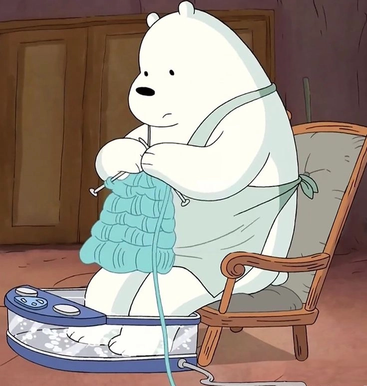 Chọn ngay avatar gấu trắng cute cho hồ sơ nổi bật