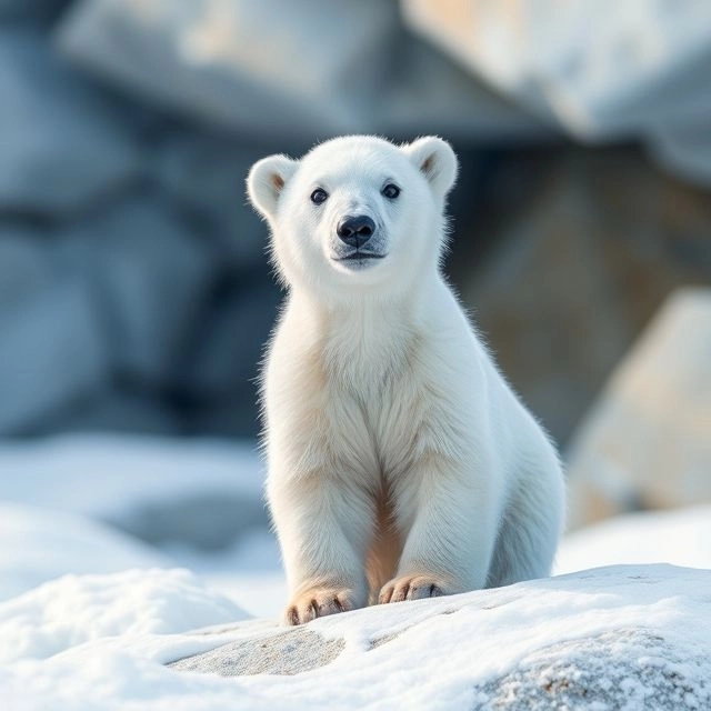 Tải ảnh gấu trắng trong suốt dùng làm sticker cực đẹp