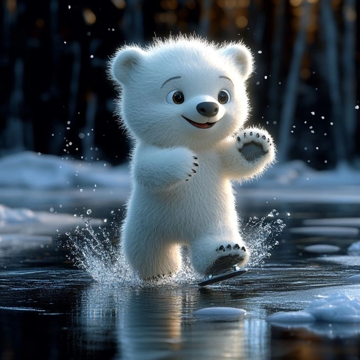 Bộ sưu tập ảnh gấu trắng chất lượng cao cực đẹp