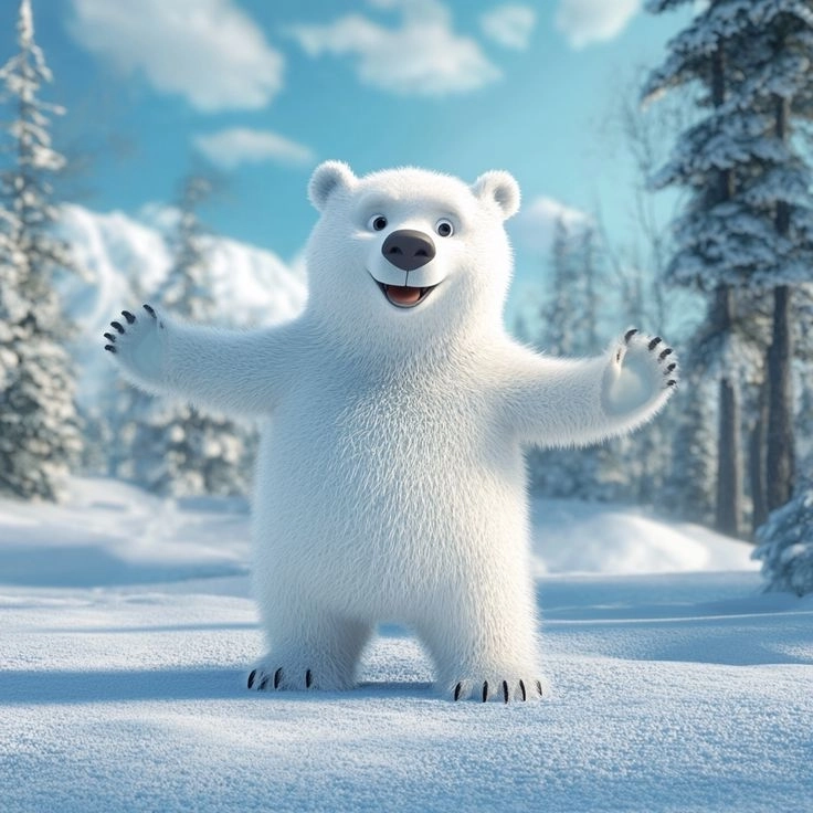 Khám phá ngay hình gấu trắng ngầu chuẩn cá tính