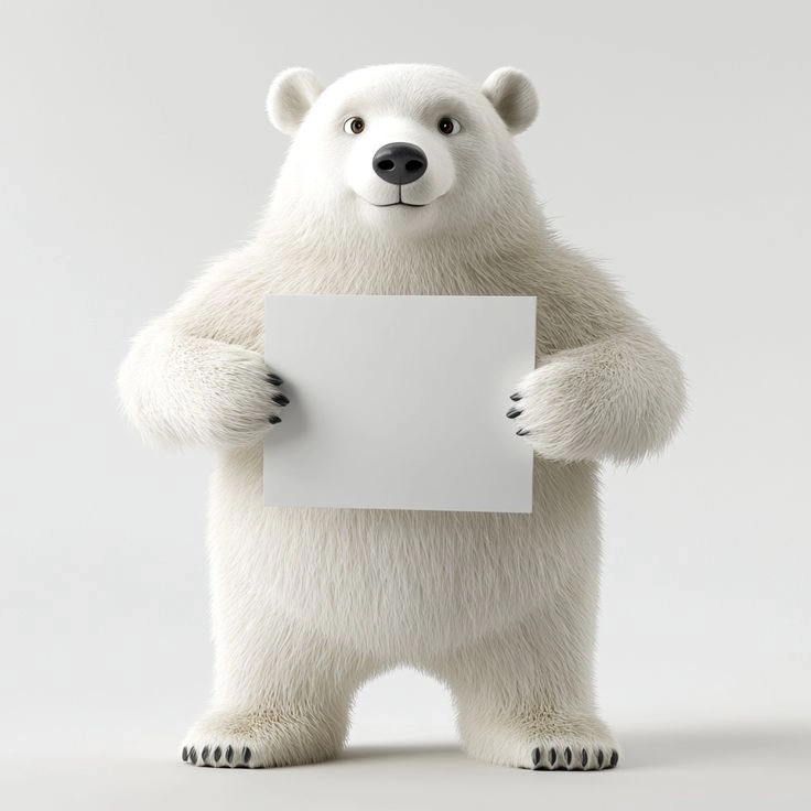 Xem ngay hình ảnh con gấu trắng tinh nghịch dễ thương