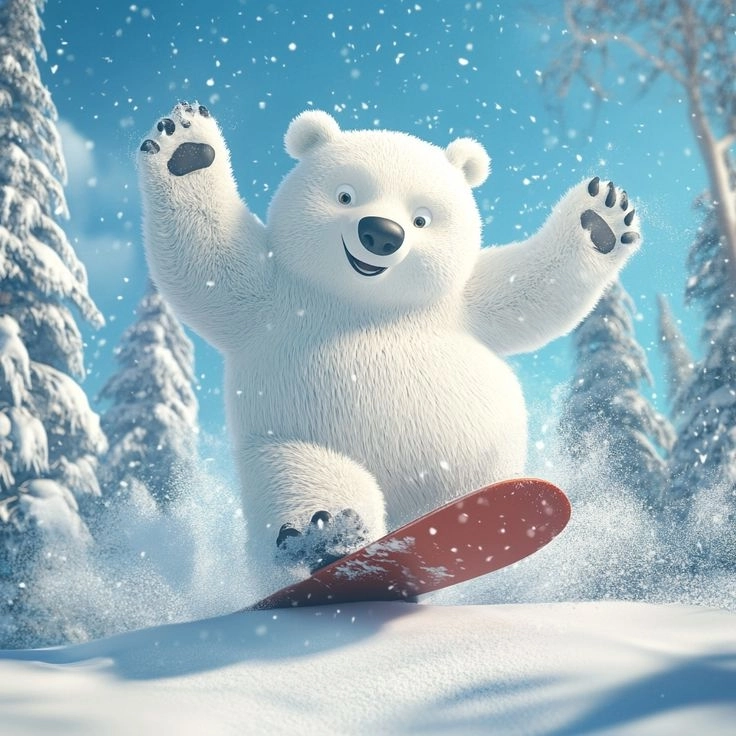 Tổng hợp hình nền gấu trắng đẹp cho điện thoại