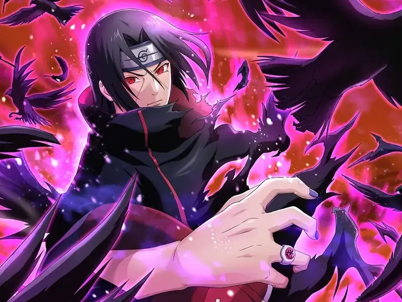 Biểu cảm hiếm có của itachi cười