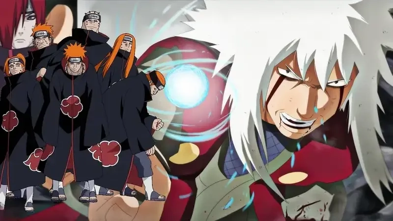 Trận chiến jiraiya × orochimaru căng như dây đàn