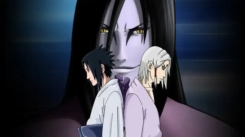 Lộ diện khuôn mặt thật orochimaru real face bí hiểm