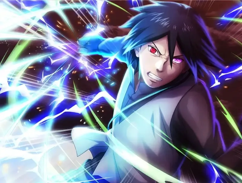 Hình ảnh uchiha sasuke boruto đậm chất chiến binh