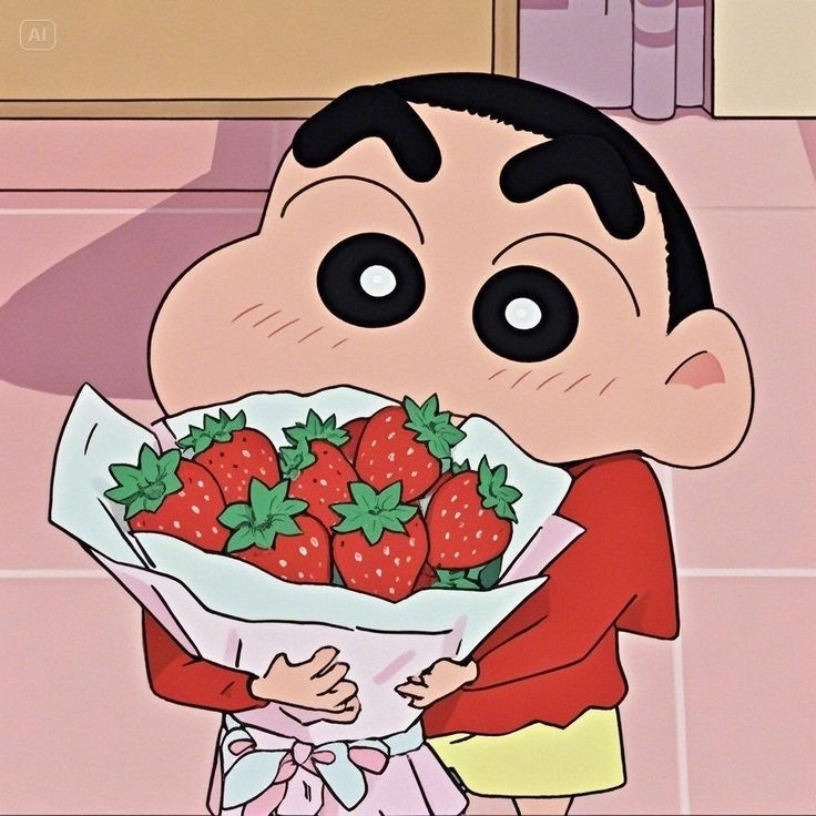 Ảnh của cu shin cực kỳ lém lỉnh và sinh động