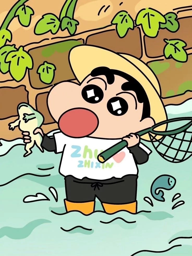 Hình ảnh cu shin cậu bé bút chì chuẩn phong cách Nhật