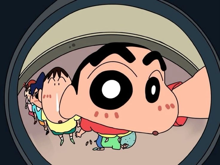 Hình ảnh shin với nhiều biểu cảm cực đáng yêu