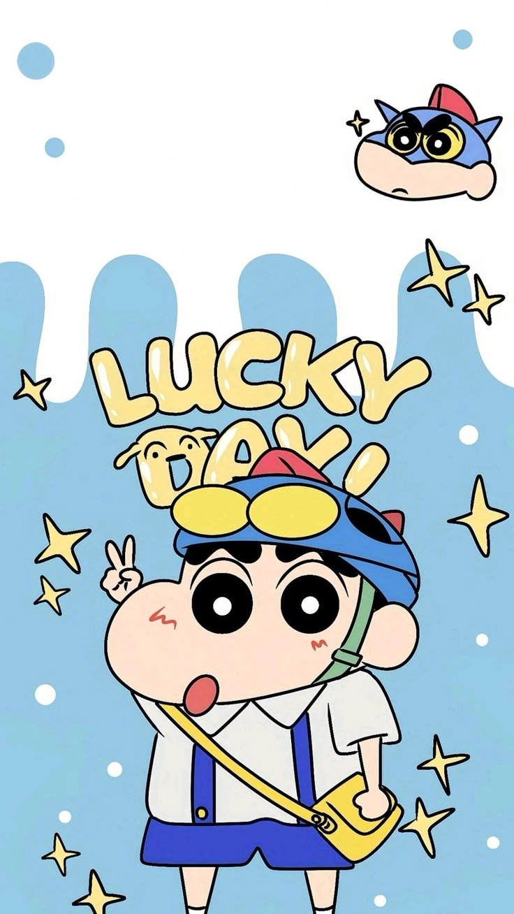 Hình cu shin cậu bé bút chì nổi bật sắc màu anime