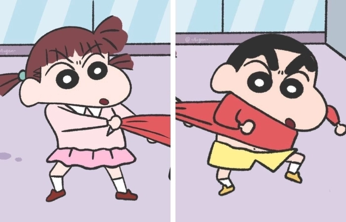 Hình shin cậu bé bút chì cute chuẩn nét hoạt hình Nhật