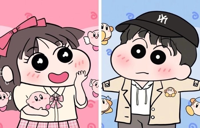 Ảnh cu shin ngầu thể hiện phong cách lạ mắt