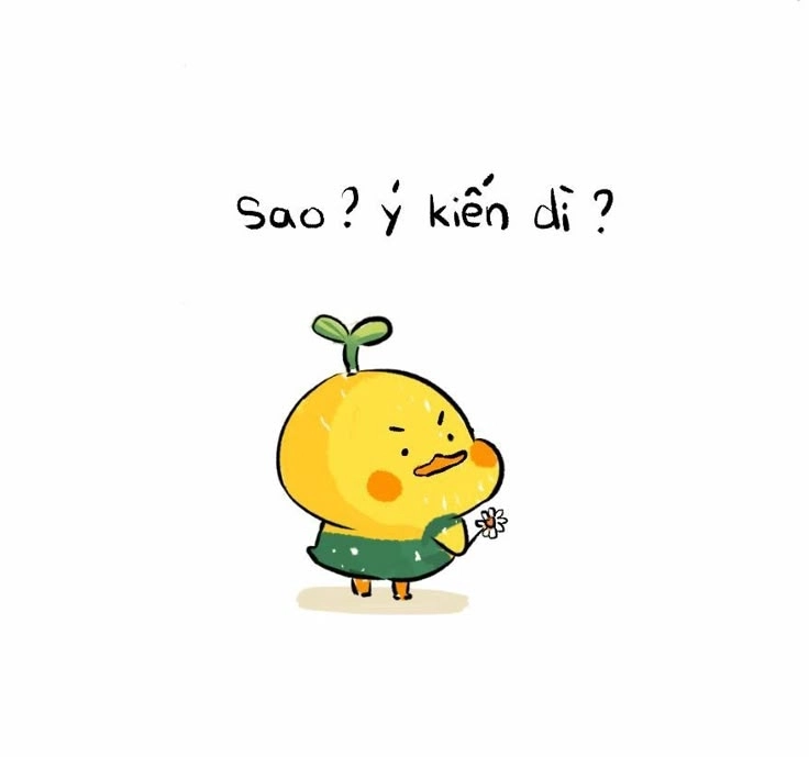 Hình con vịt vàng cute làm avatar siêu đỉnh