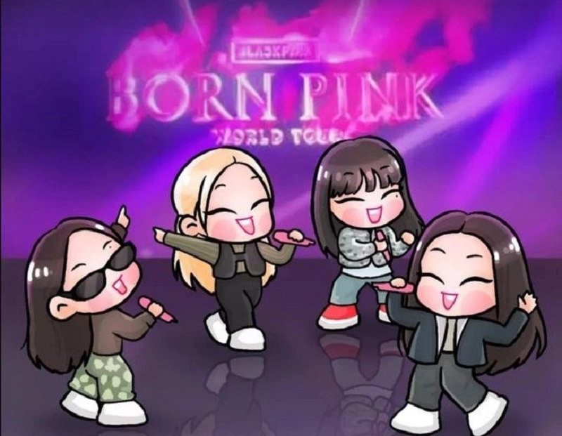 Ngắm black pink chibi cute dễ thương hết nấc
