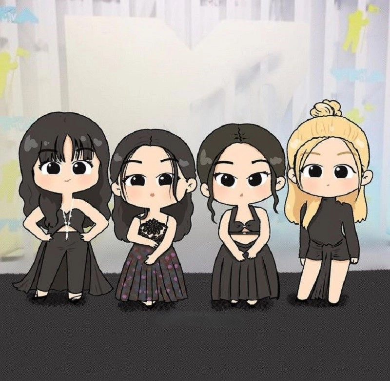 Tải ngay blackpink chibi cute cực đáng yêu