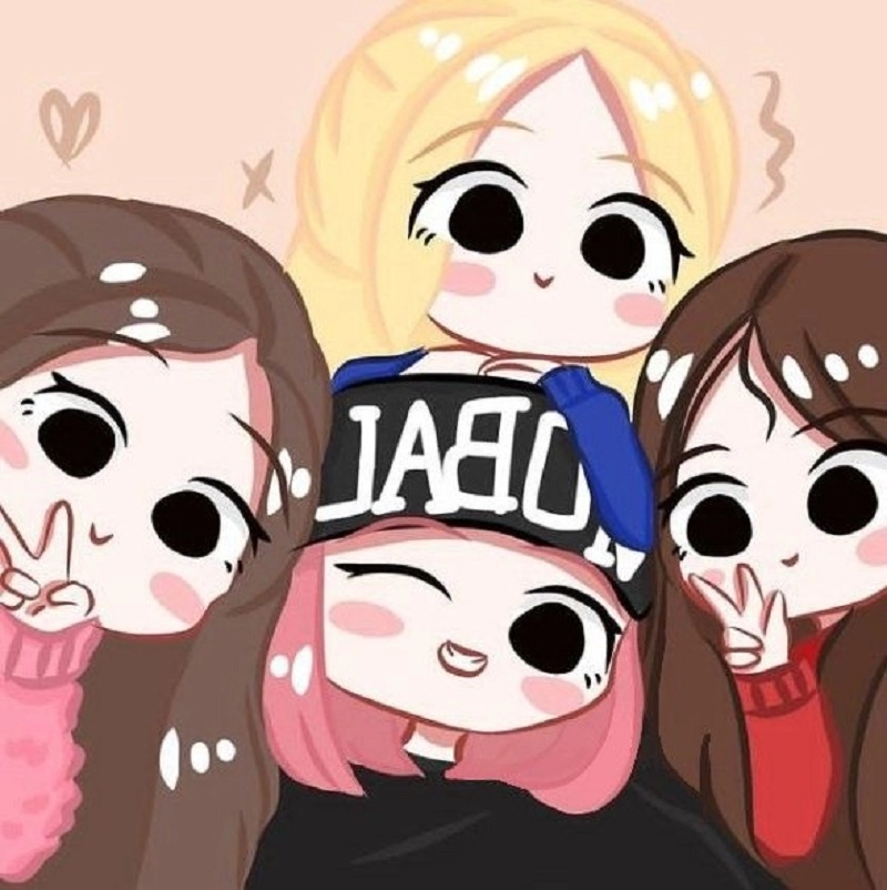 Bộ sưu tập hình blackpink chibi cute cực yêu
