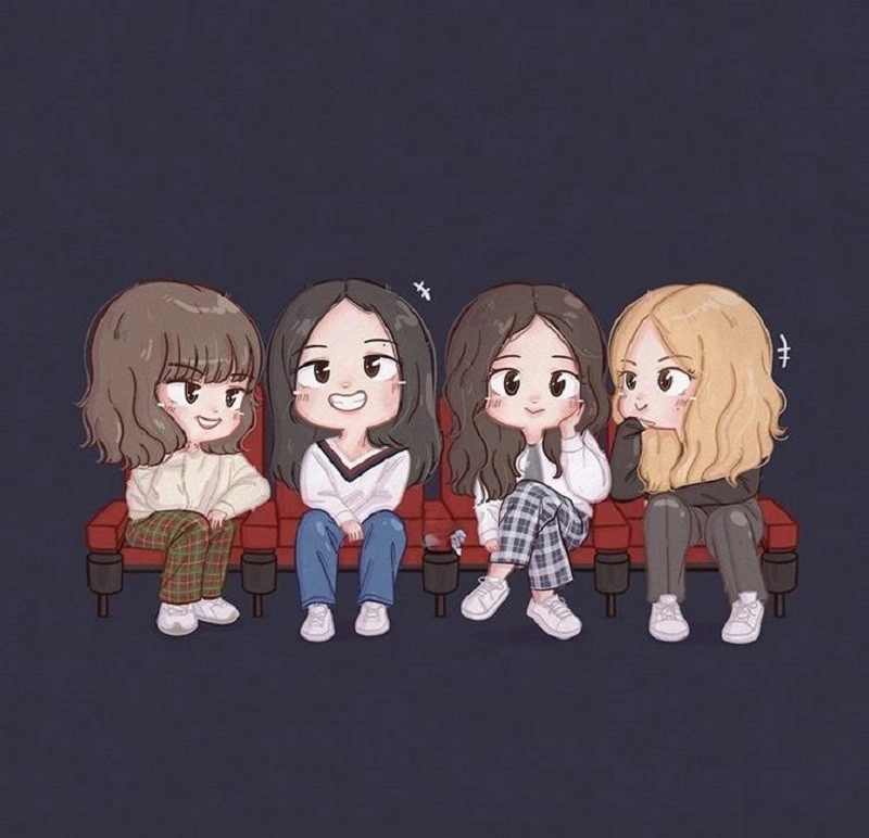 Tải ngay ảnh Lisa blackpink cute chibi cực yêu