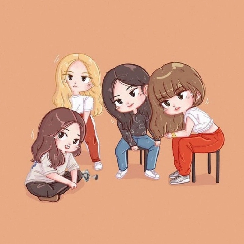 Tổng hợp ảnh Rose blackpink cute chibi mới nhất