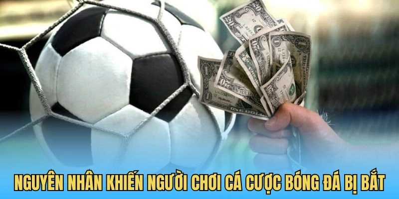 Nguyên nhân khiến người chơi cá cược bóng đá bị bắt