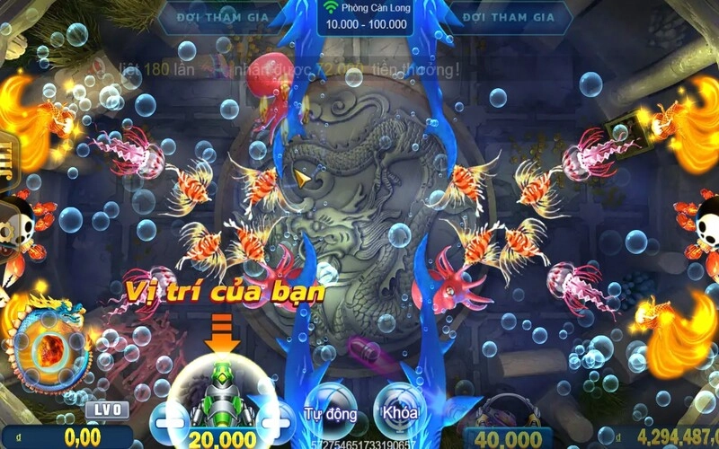 Chơi cùng bạn bè, tham gia bắn cá nhiều người