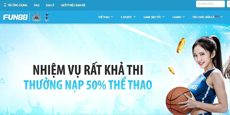  Đăng nhập Fun88 mỗi ngày để nhận quà hấp dẫn từ nhà cái.