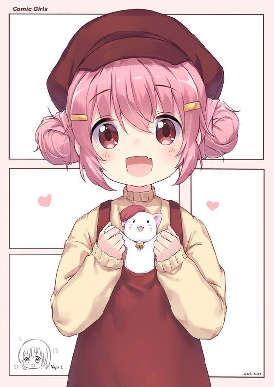 Bộ ảnh vẽ anime nam chibi hot trend