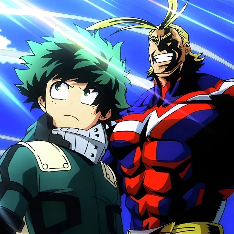 Bộ ảnh my hero academia all might x deku cực dễ thương