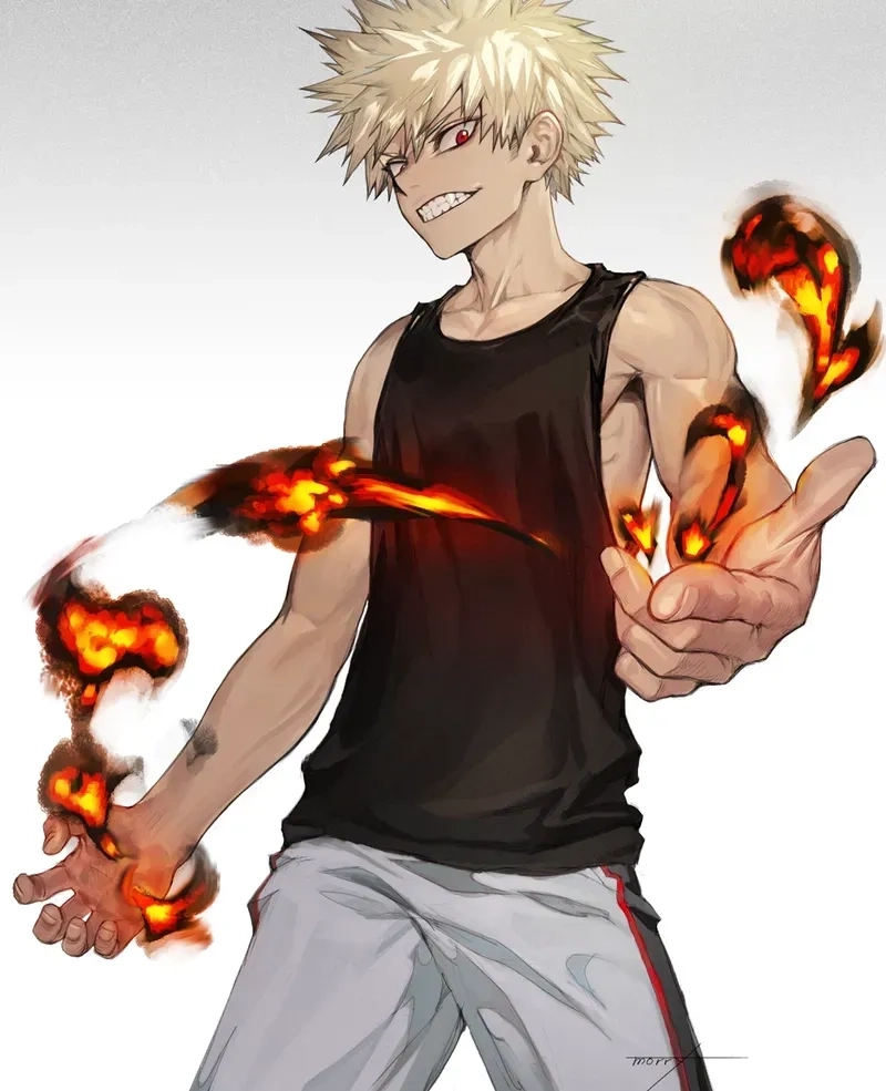 Chiêm ngưỡng bộ bakugou katsuki fanart cực chất
