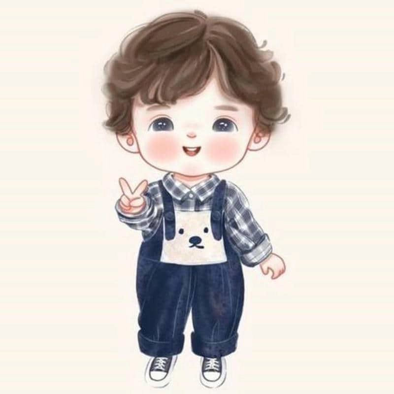 Bộ sưu tập hình chibi bé trai ấn tượng
